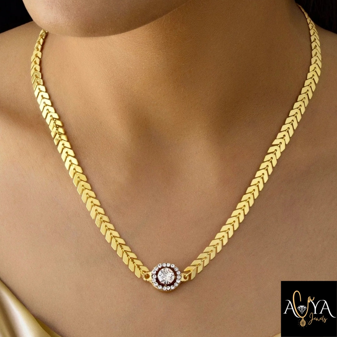 Solitaire Pendant Necklace