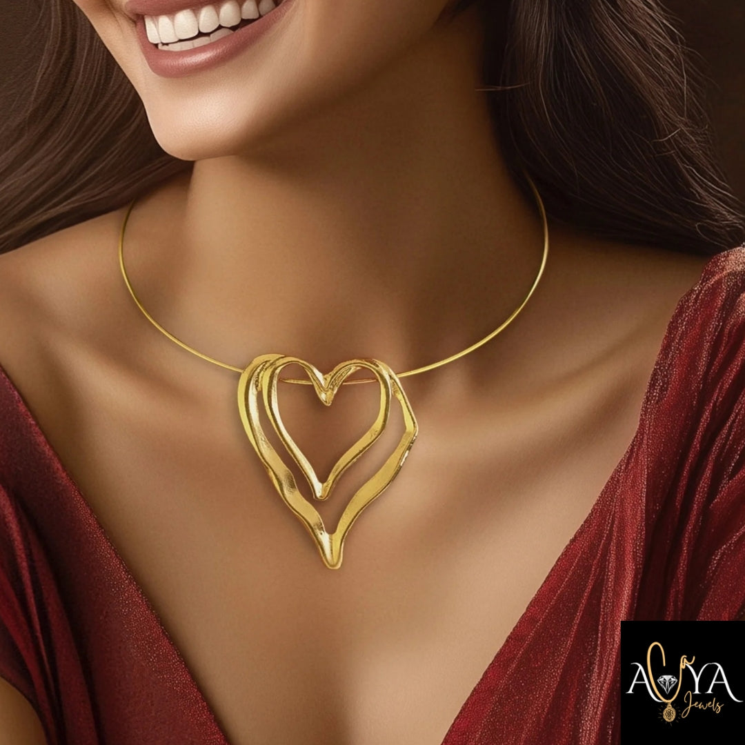 Golden Heart Necklace