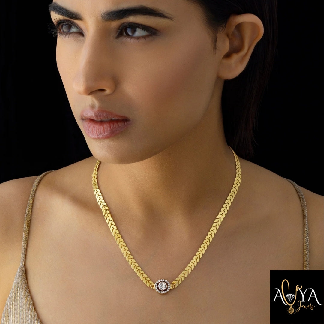 Solitaire Pendant Necklace