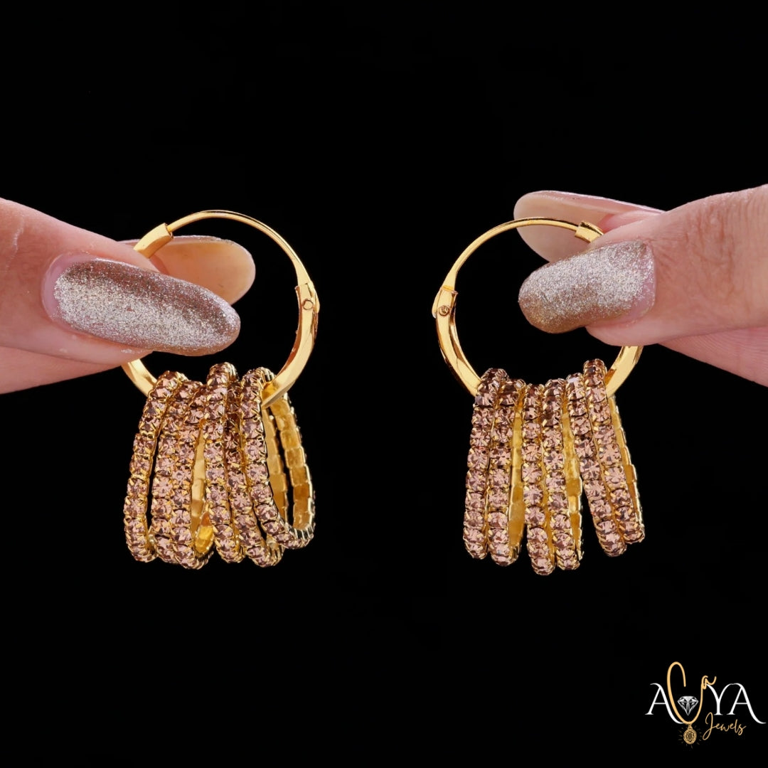 Versatile Multilayer Crystal Hoops