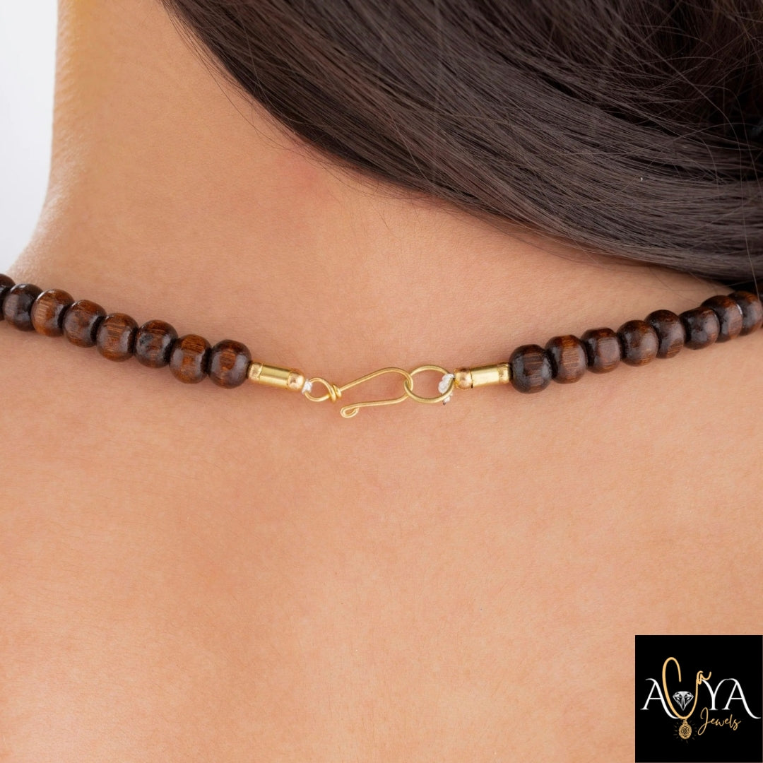 Bead & Resin Statement Necklace Set With Earrings