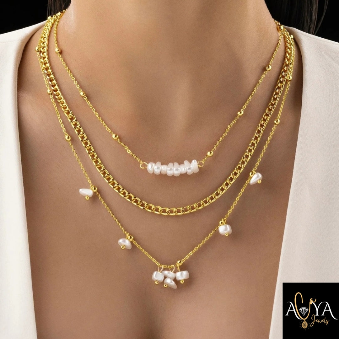 Triple Layered Necklace