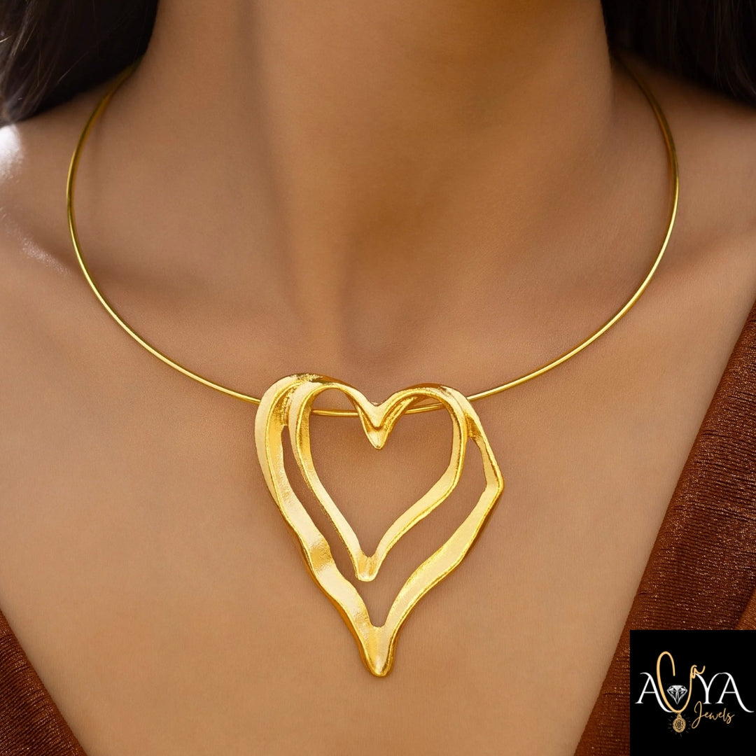 Golden Heart Necklace