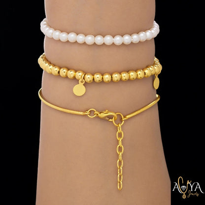 Triple Layer Bracelet (Adjustable Size)