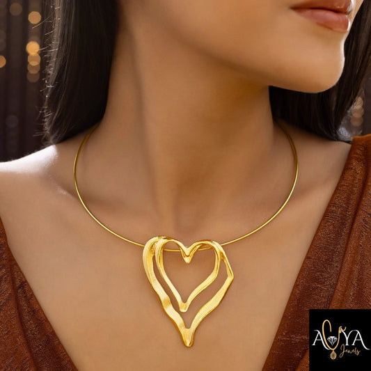 Golden Heart Necklace