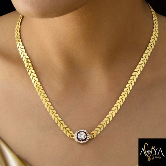 Solitaire Pendant Necklace