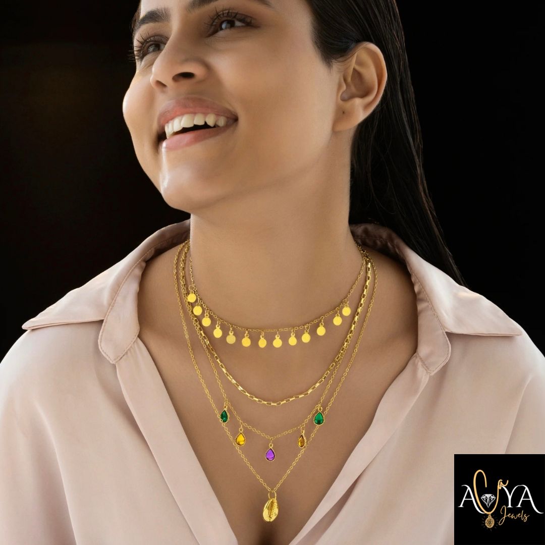 Four Layered Necklace