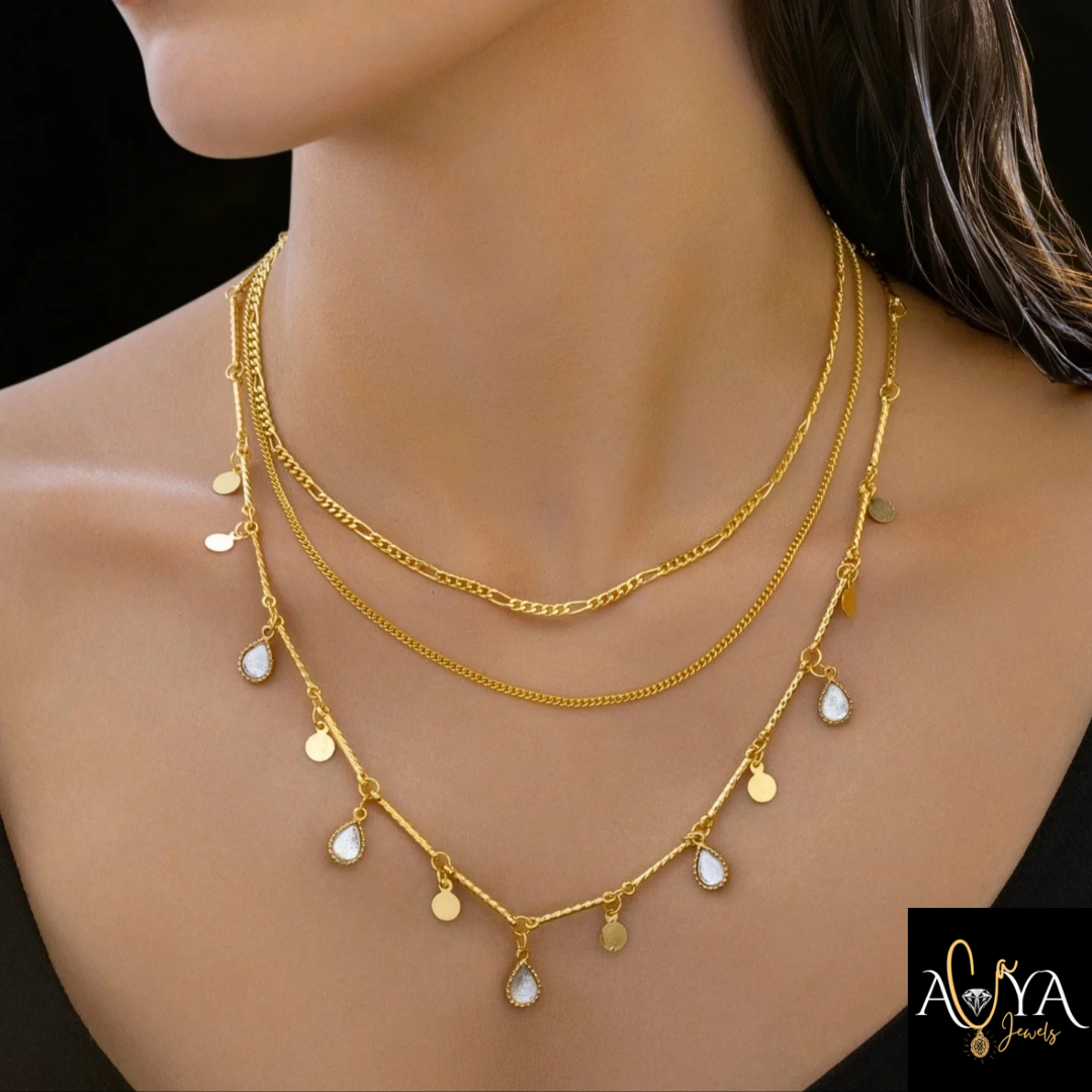 Triple Layer Chain Necklace