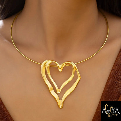 Golden Heart Necklace
