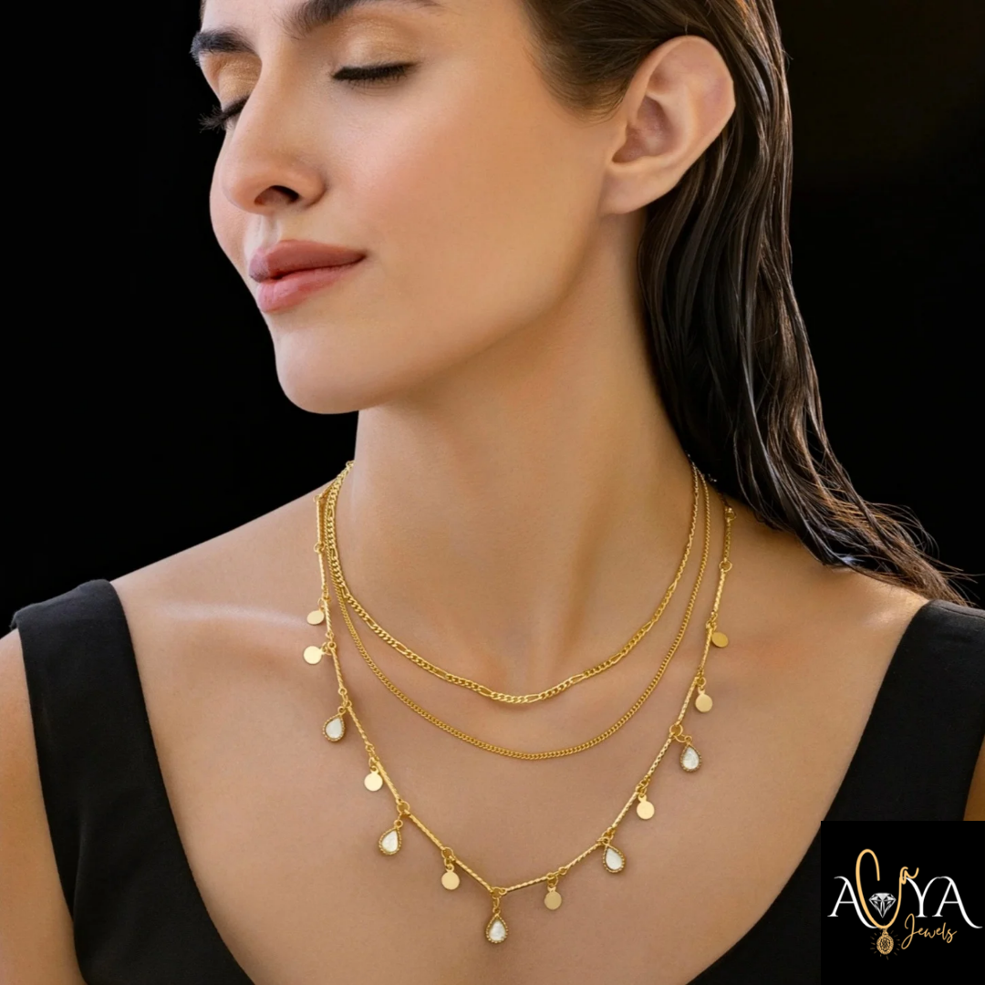Triple Layer Chain Necklace